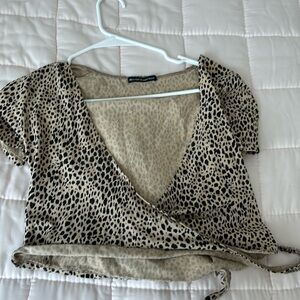 Brandy wrap cheta print